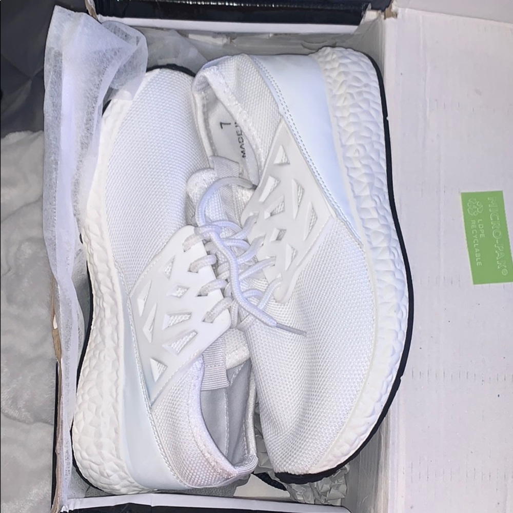 White sneakers